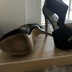 Michael Kors Black Suede Heels